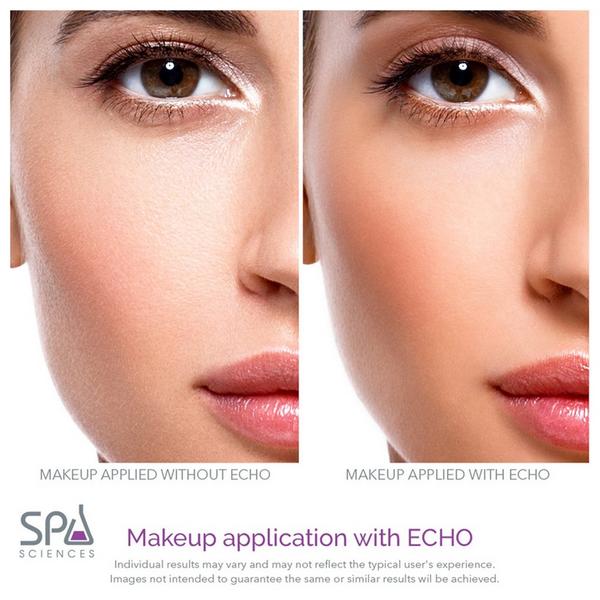 Brocha de maquillaje ECHO Sonic antimicrobiana 4