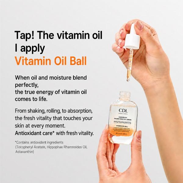 Candorlov Golden Drop Hydrating Oil Serum with Propolis & Sea Buckthorn Oil #2
