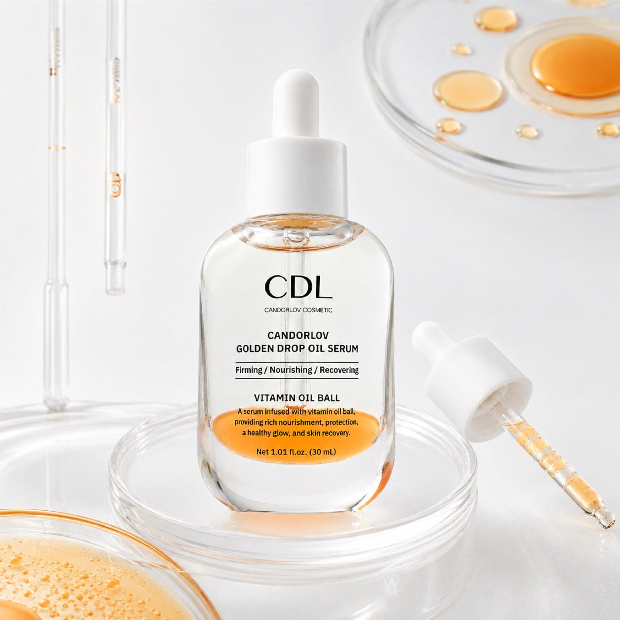 Масляная сыворотка для лица Candorlov Golden Drop с прополисом и маслом облепихи — фото 4