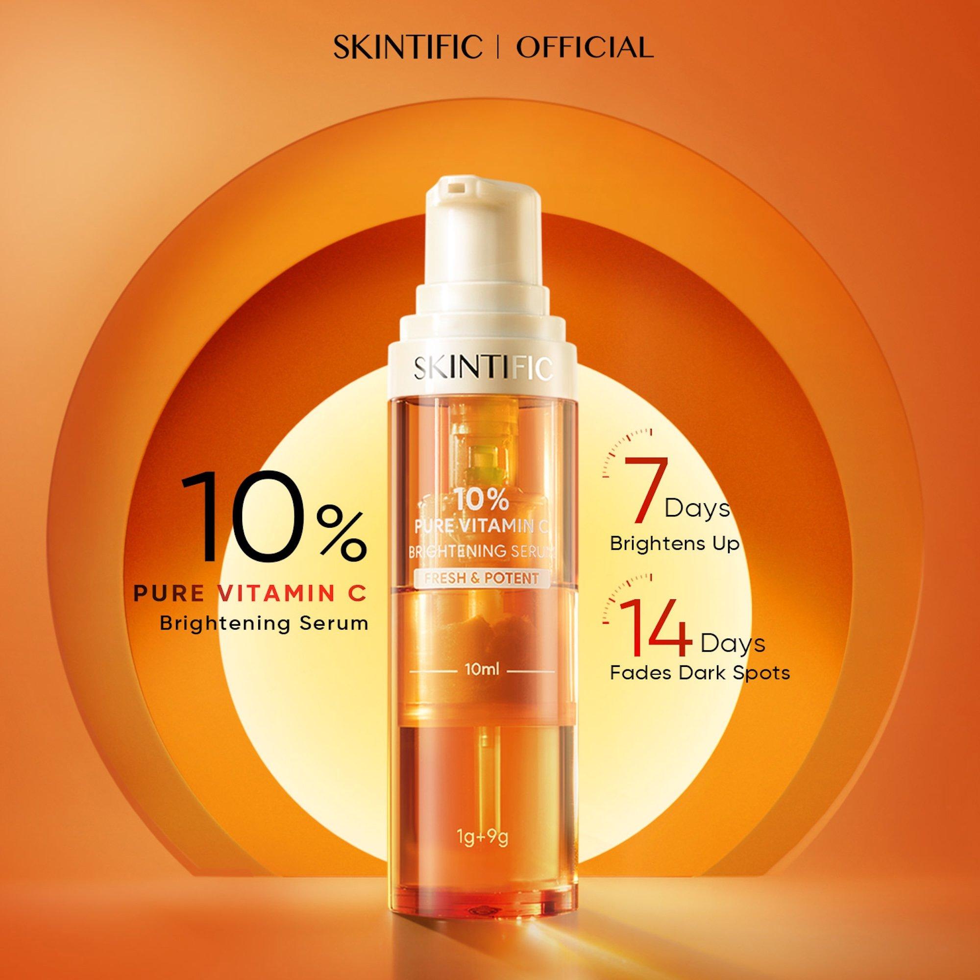 Осветляющая сыворотка с 10% чистого витамина C Skintific — фото 4