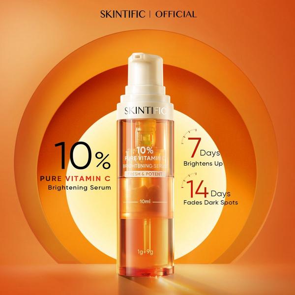 Skintific 10% Pure Vitamin C Brightening Serum #4