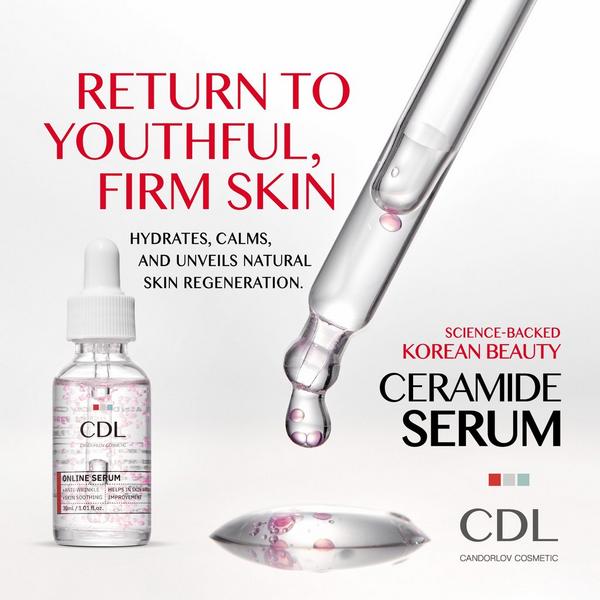 Candorlov Online Hydrating Facial Serum with Ceramide Capsules & Peptides #2
