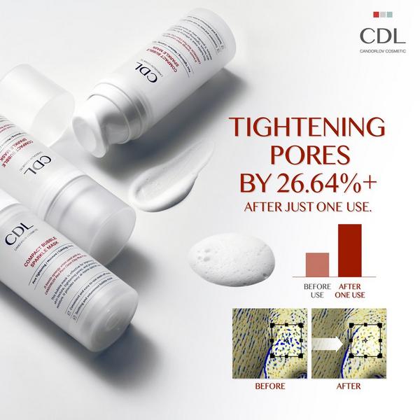 Candorlov Pore Tightening Bubble Face Mask with Peptides & Panthenol #4