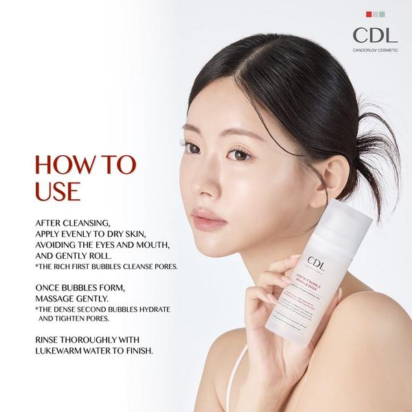 Candorlov Pore Tightening Bubble Face Mask with Peptides & Panthenol #7