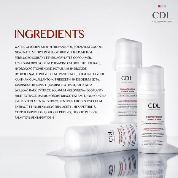 Candorlov Pore Tightening Bubble Face Mask with Peptides & Panthenol #8