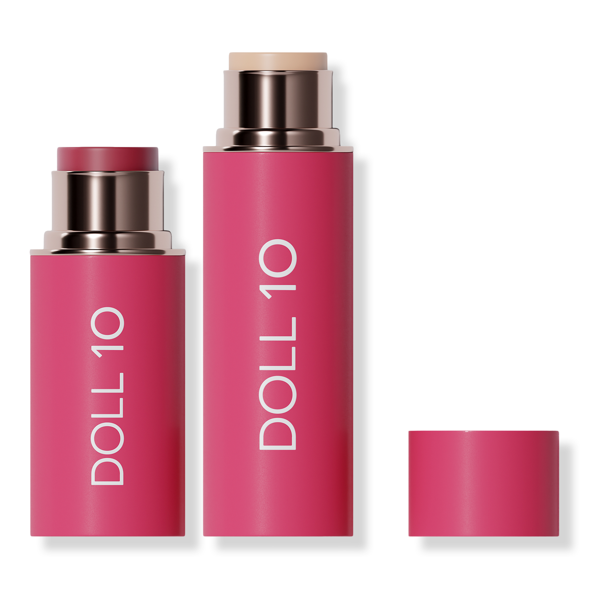 Doll 10 Peptide Power Couple Blur Stick Foundation and Blush Duo #1