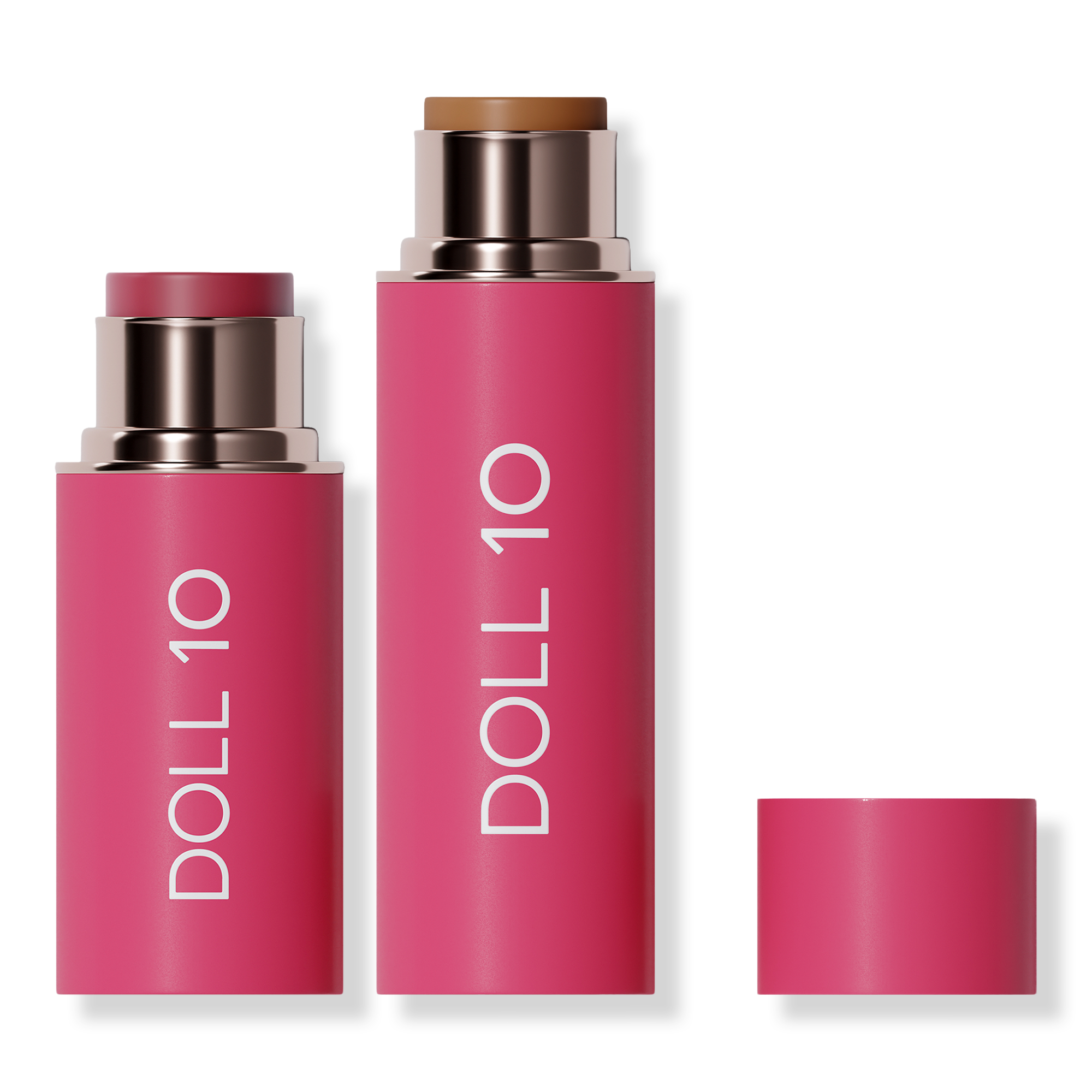 Doll 10 Peptide Power Couple Blur Stick Foundation and Blush Duo #1