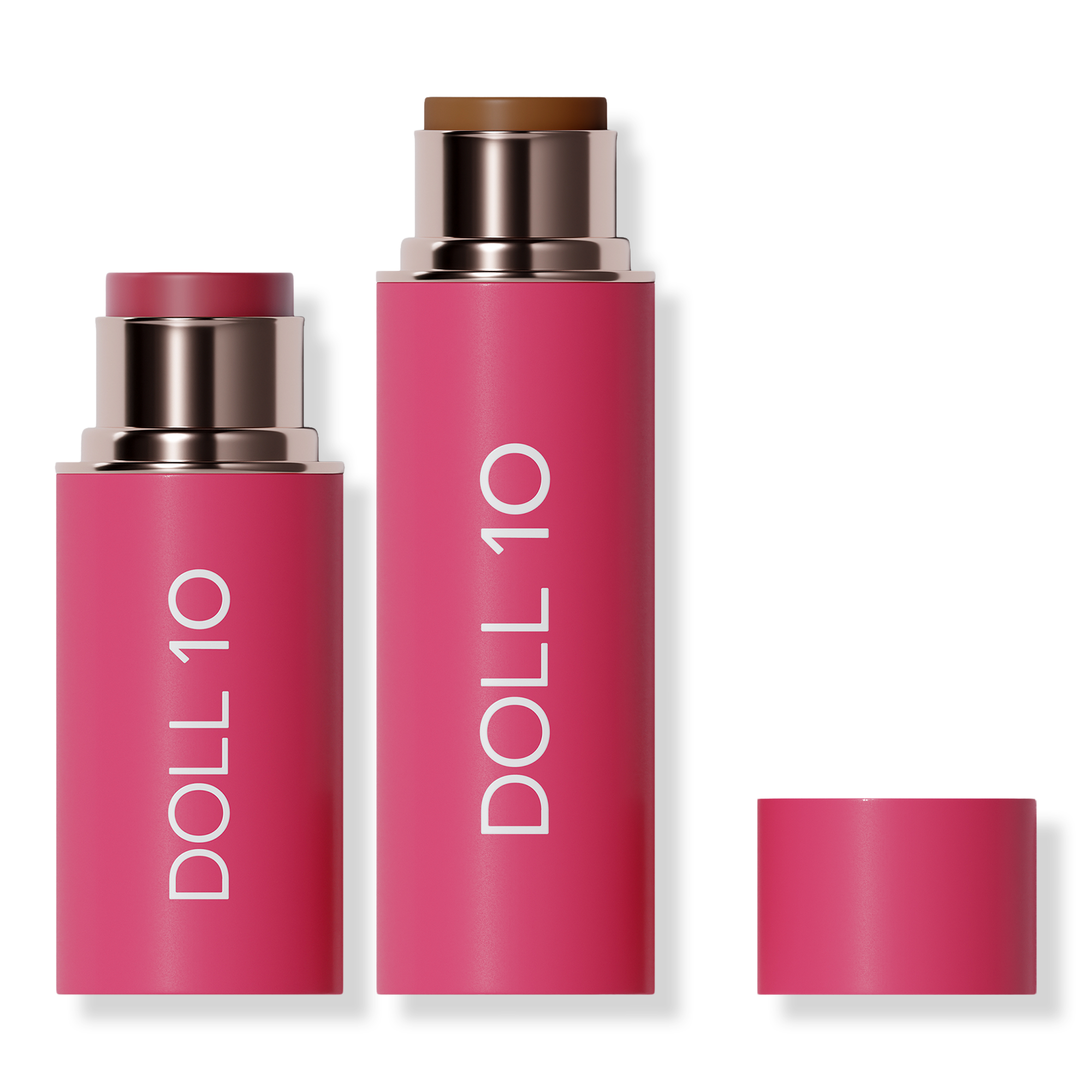 Doll 10 Peptide Power Couple Blur Stick Foundation and Blush Duo #1