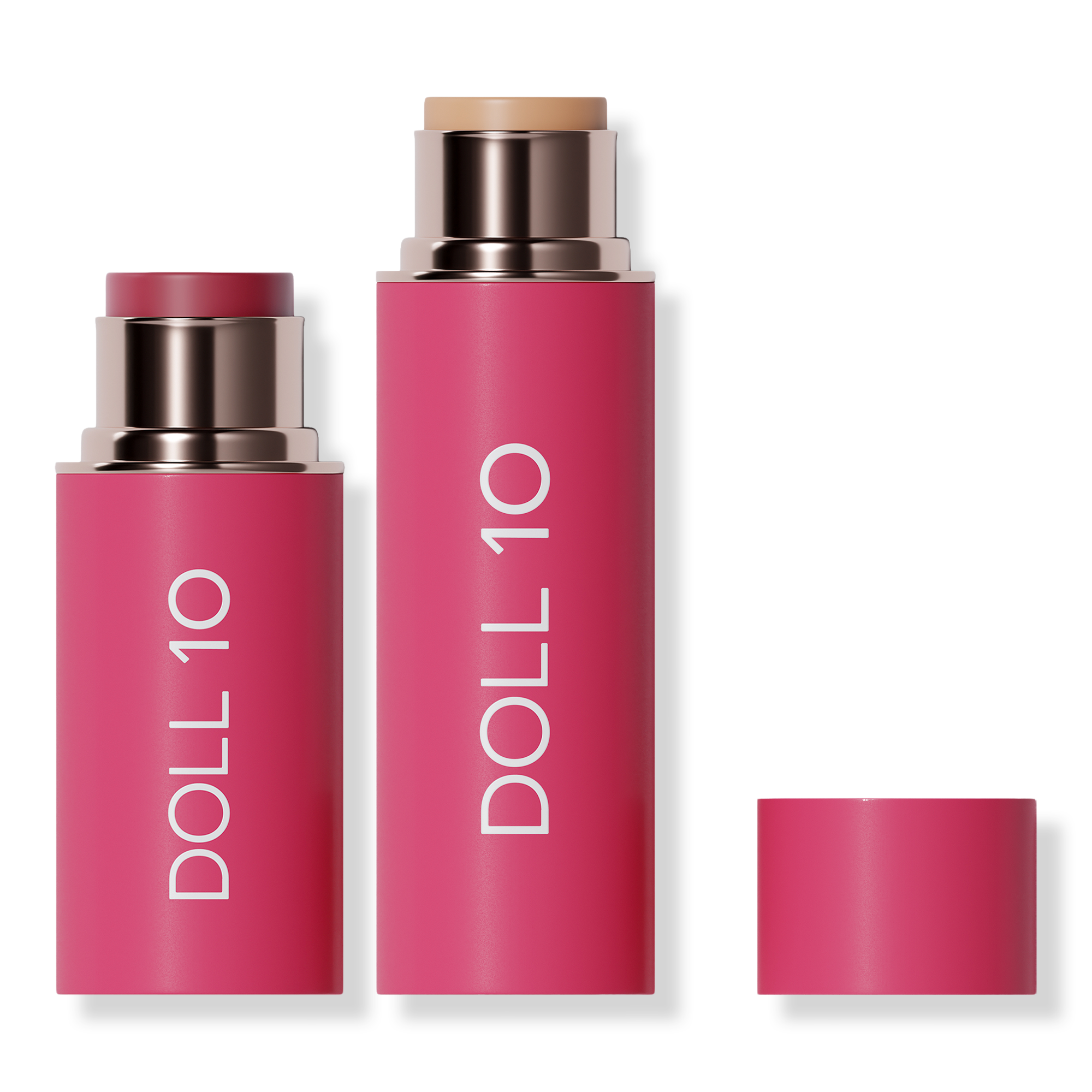 Doll 10 Peptide Power Couple Blur Stick Foundation and Blush Duo #1