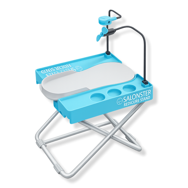 Salon Step Ergonomic Pedicure Support Stand with Light and Dryer Fan #1