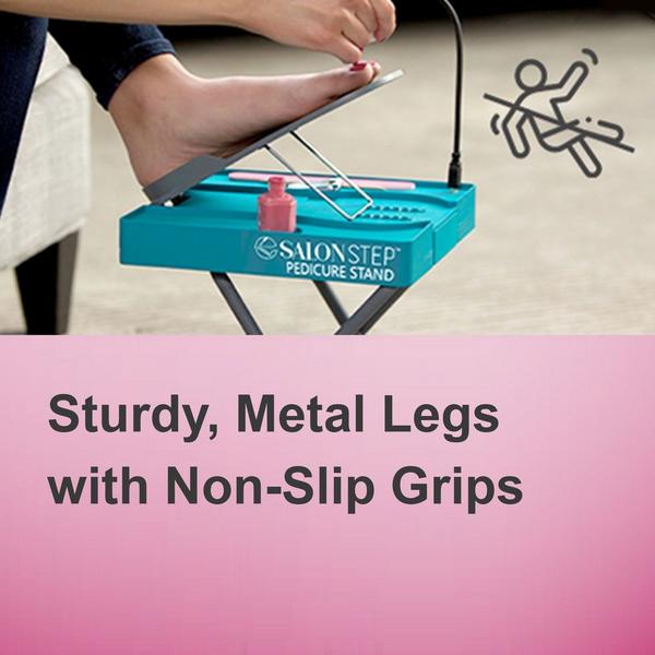 Salon Step Ergonomic Pedicure Support Stand with Light and Dryer Fan #6