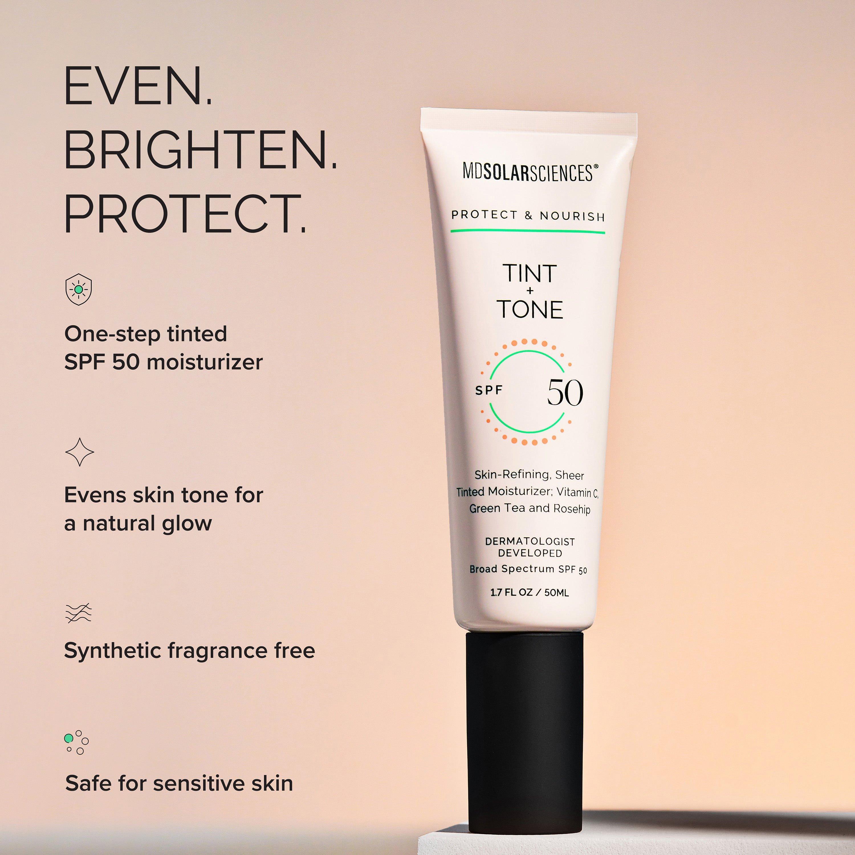 Тонирующий солнцезащитный крем MDSolarSciences Tint + Tone SPF 50 — фото 5
