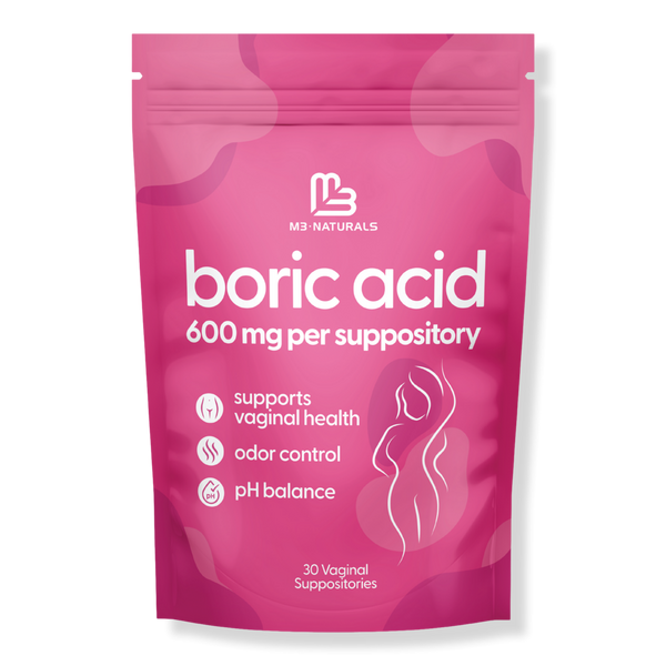 M3 Naturals Boric Acid Vaginal Suppositories for Women #1