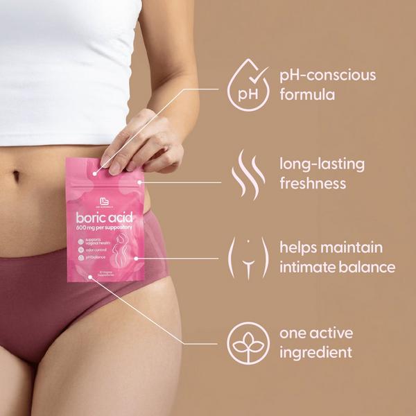 M3 Naturals Boric Acid Vaginal Suppositories for Women #3