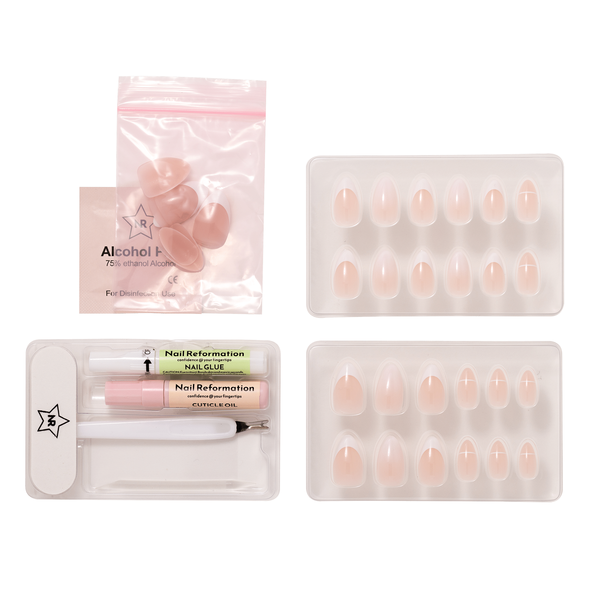 Накладные ногти Nail Reformation Cream Top — фото 5