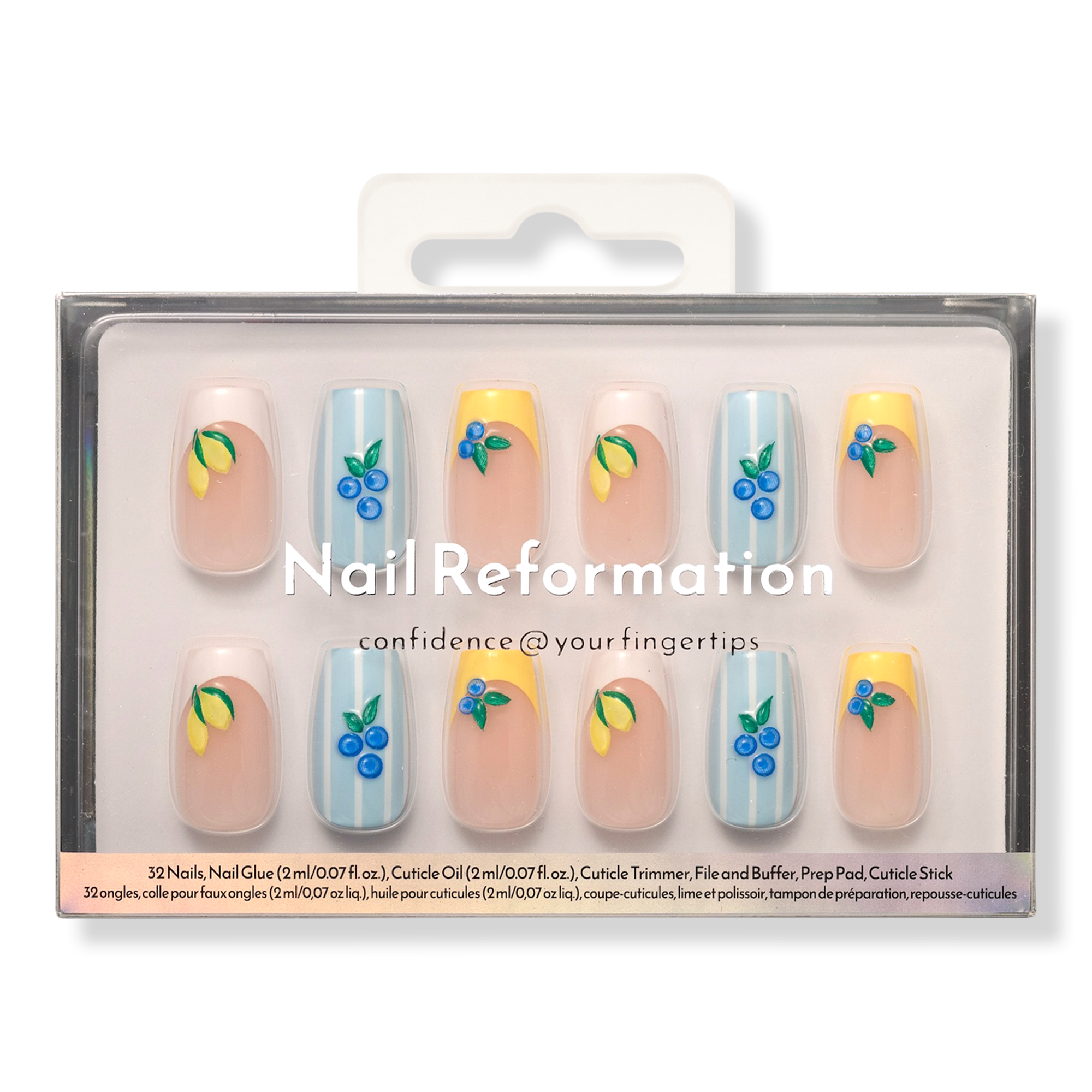 Nail Reformation Blueberry Lemonade Press On Nails #1