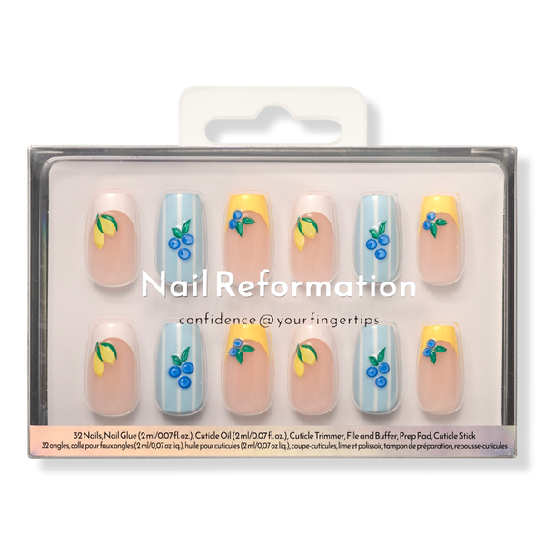 Nail Reformation Blueberry Lemonade Press On Nails #1