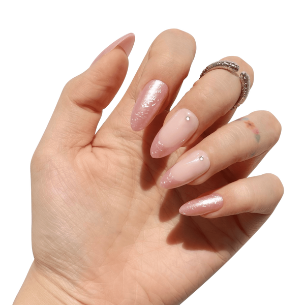 Nail Reformation Rose Quartz Press On Nails #3