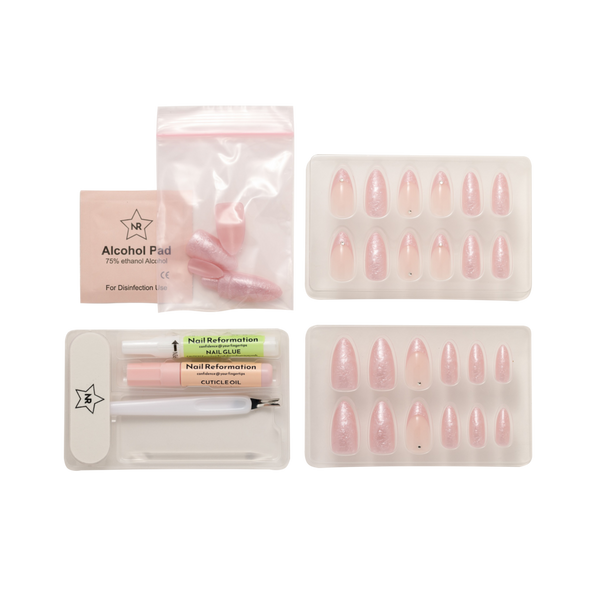 Nail Reformation Rose Quartz Press On Nails #5
