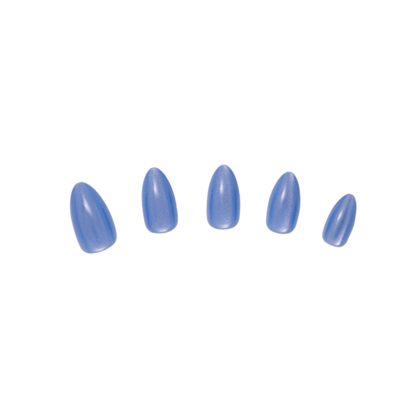 Nail Reformation Clear Blue Press On Nails #2