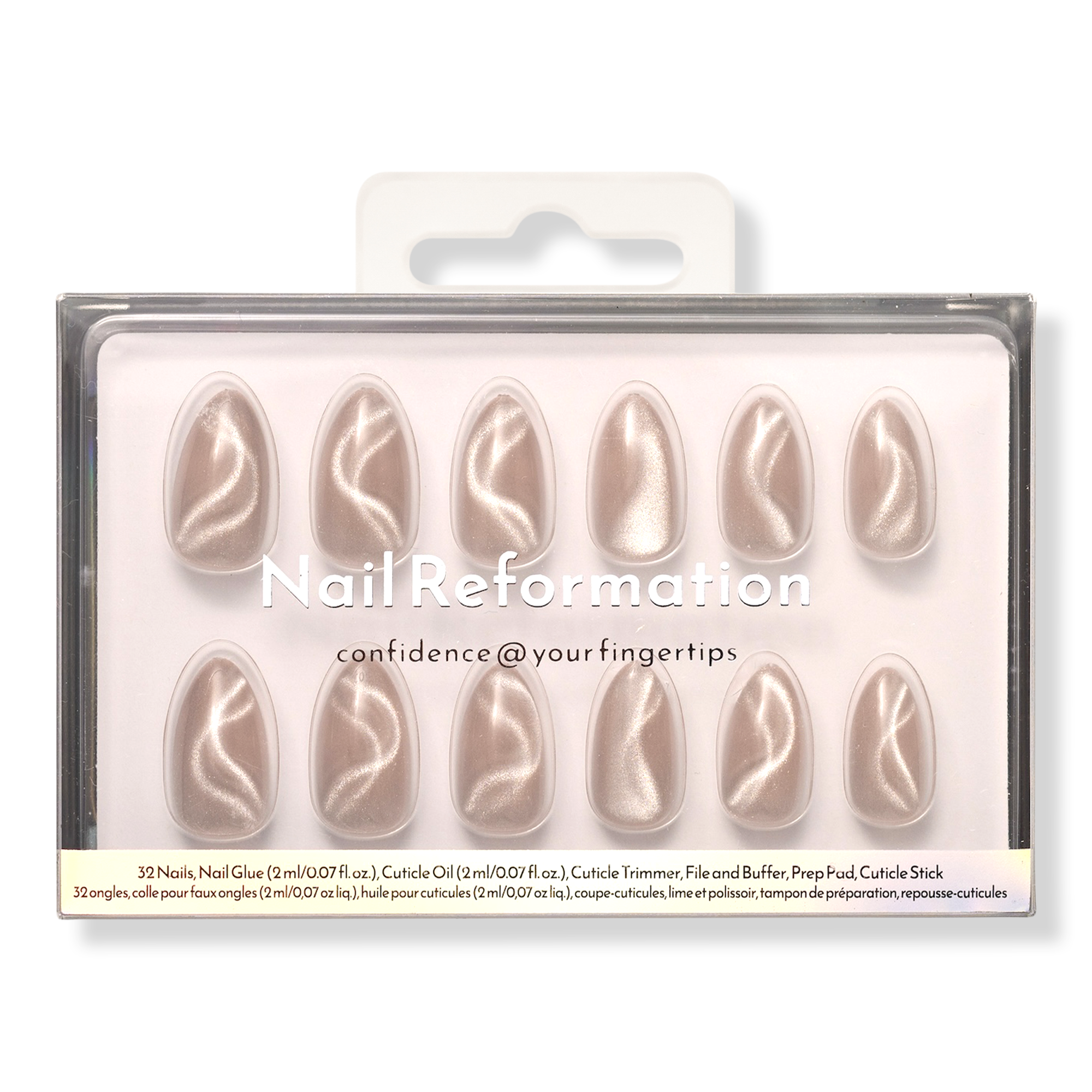 Nail Reformation Satin Swirl Press On Nails #1
