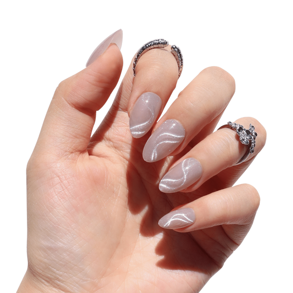 Nail Reformation Satin Swirl Press On Nails #3