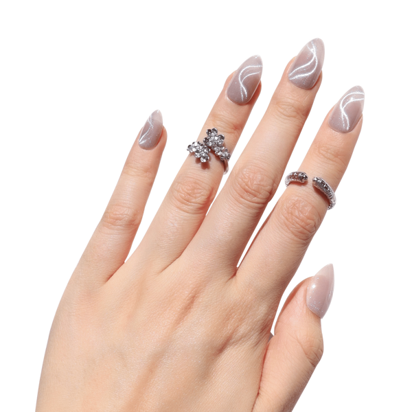 Nail Reformation Satin Swirl Press On Nails #4