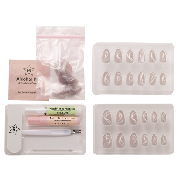 Nail Reformation Satin Swirl Press On Nails #5
