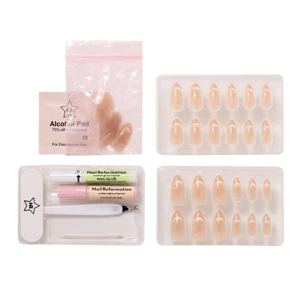 Nail Reformation Champagne Fizz Press On Nails #5