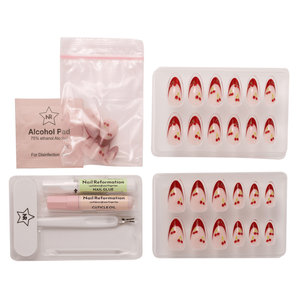 Nail Reformation Cherry Press On Nails #5