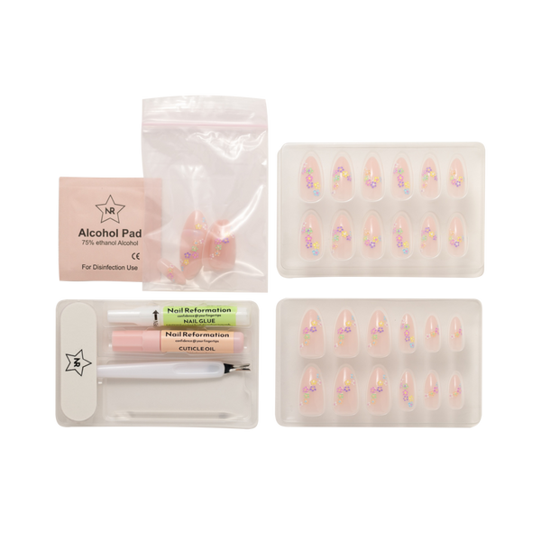 Nail Reformation Flower Crown Press On Nails #5