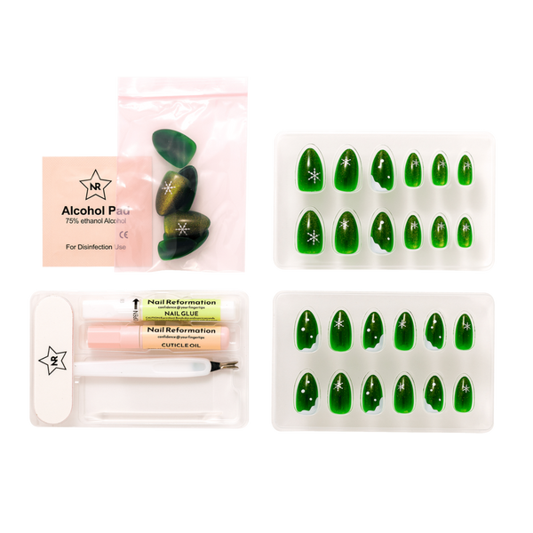 Nail Reformation Frozen Forest Press On Nails #4