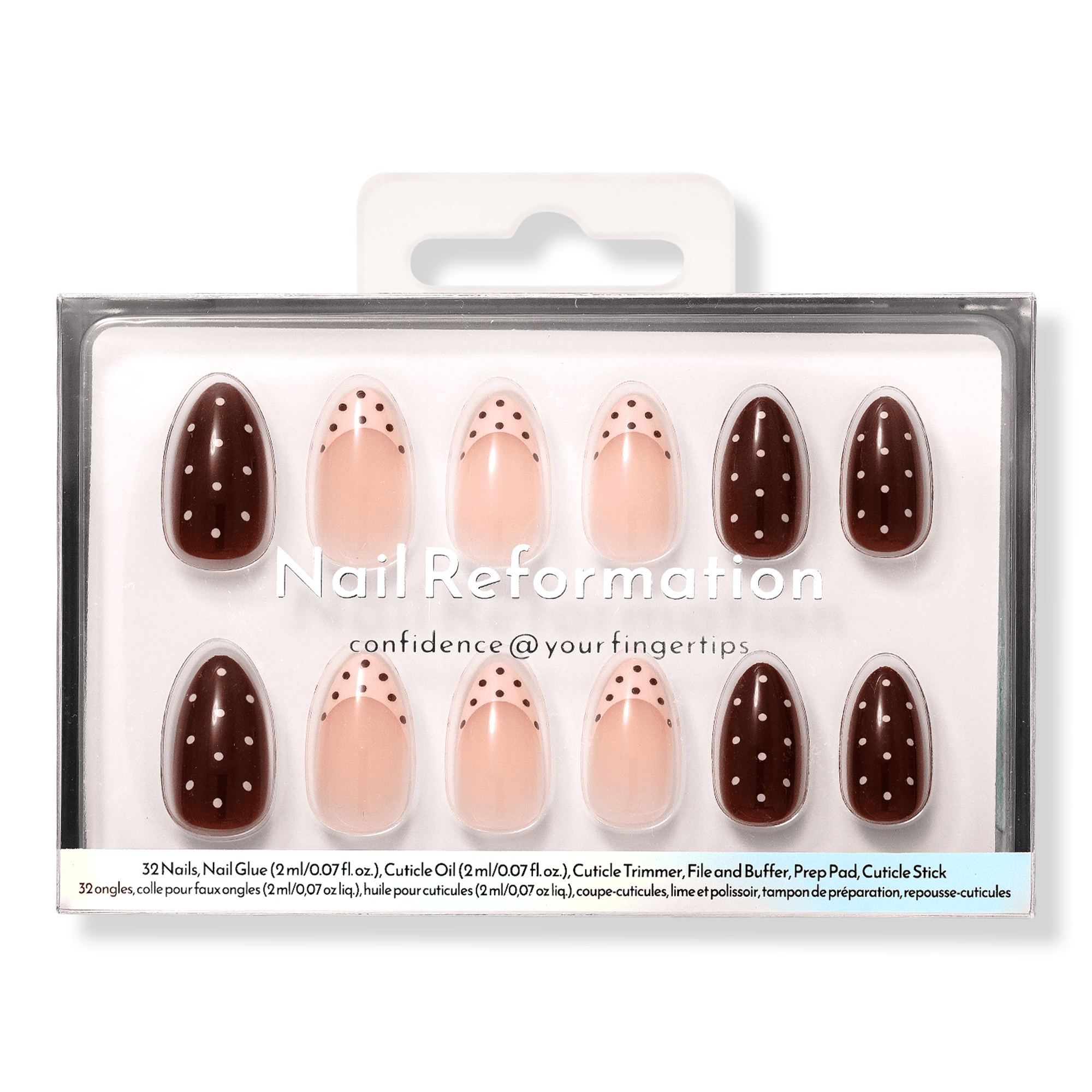 Nail Reformation Chocolate Sprinkle Press On Nails #1