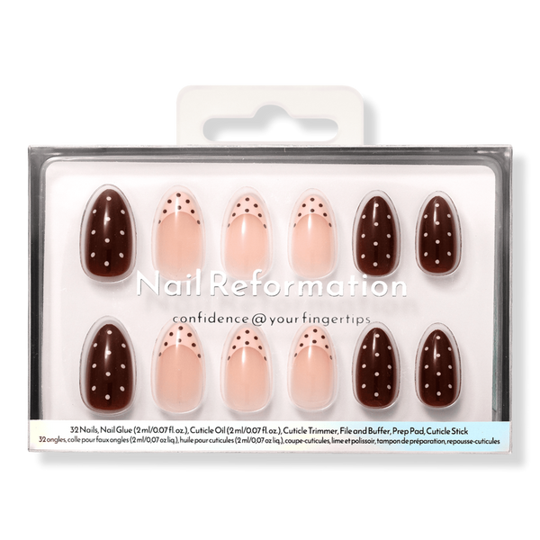 Nail Reformation Chocolate Sprinkle Press On Nails #1