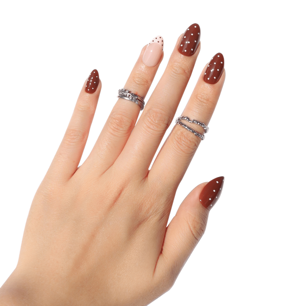 Nail Reformation Chocolate Sprinkle Press On Nails #4