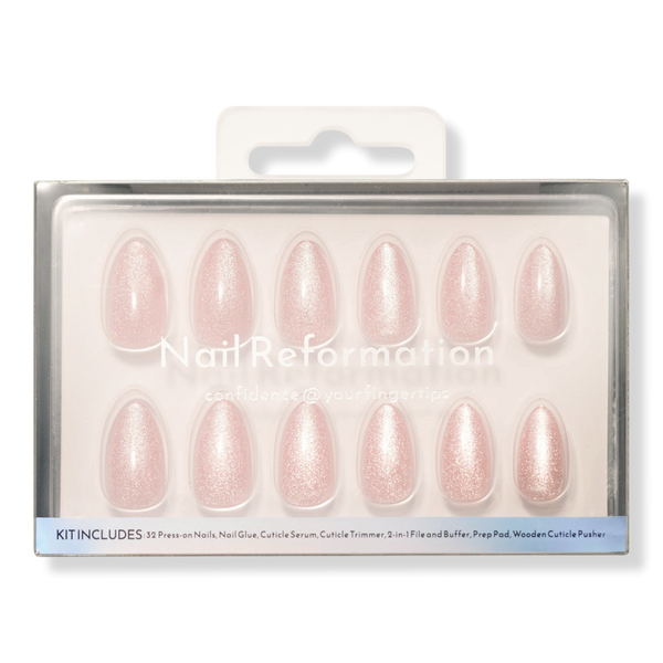 Nail Reformation Pink Quartz Press On Nails #1