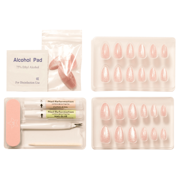 Nail Reformation Pink Quartz Press On Nails #5