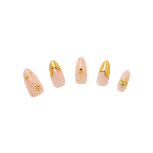 Nail Reformation Gold Suns Press On Nails #2