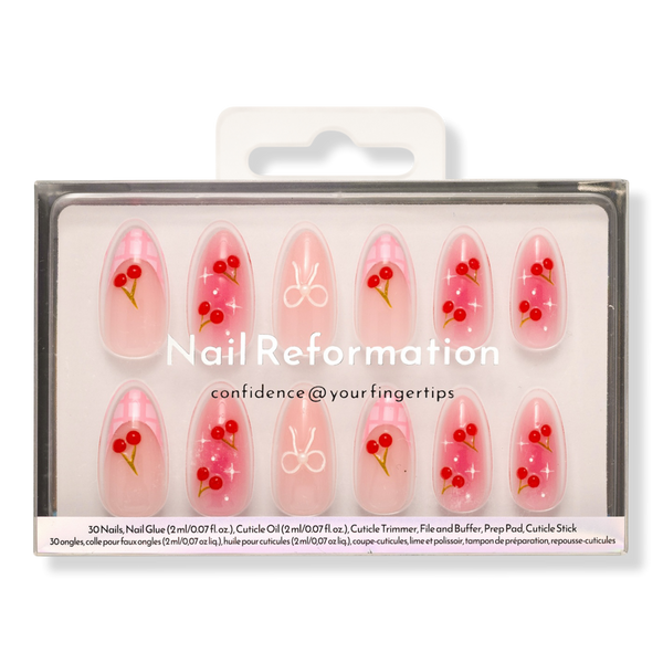 Nail Reformation Cherry Picnic Press On Nails #1