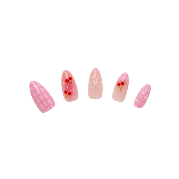 Nail Reformation Cherry Picnic Press On Nails #2