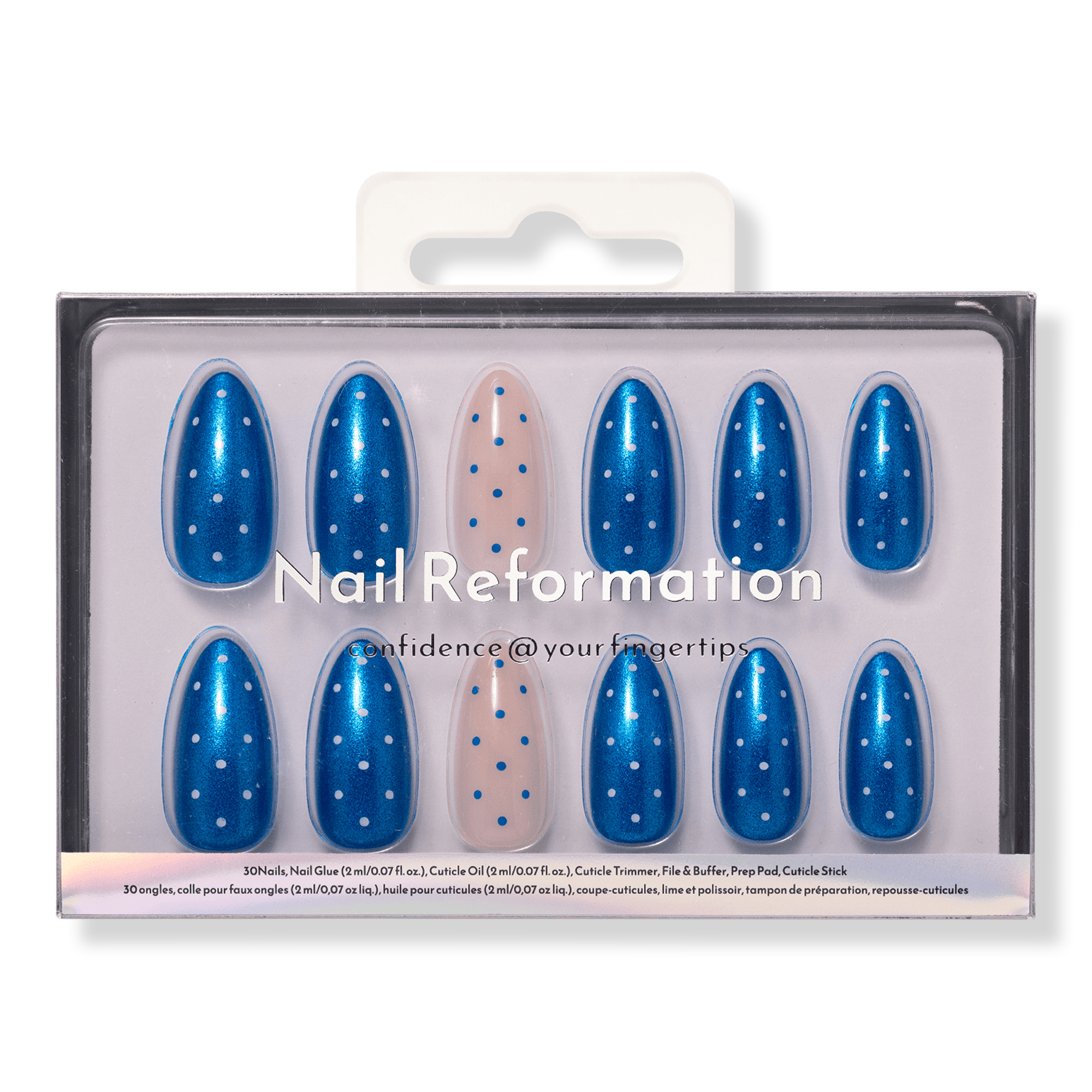 Nail Reformation Sapphire Beads Press On Nails #1