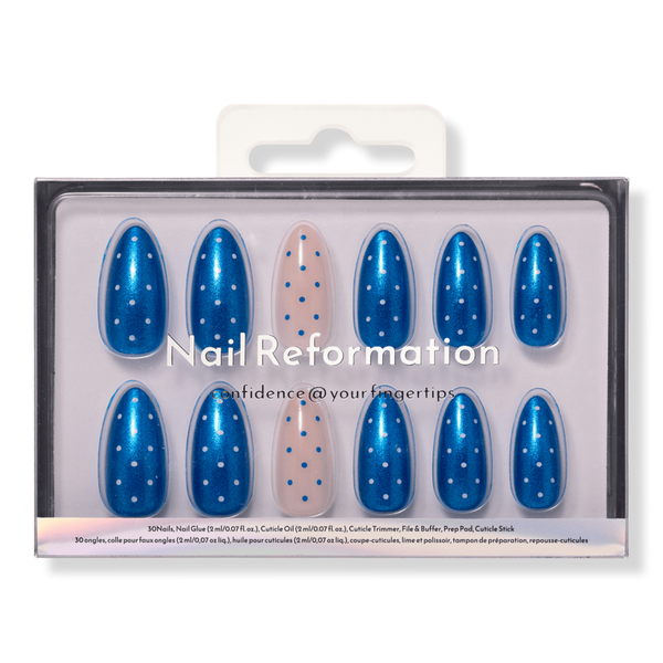 Nail Reformation Sapphire Beads Press On Nails #1