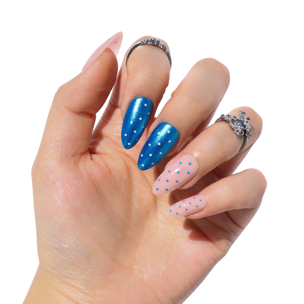 Nail Reformation Sapphire Beads Press On Nails #3