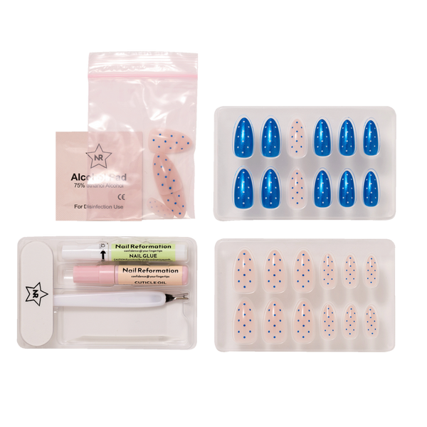 Nail Reformation Sapphire Beads Press On Nails #5