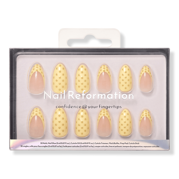 Nail Reformation Lemon Poppyseed Press On Nails #1