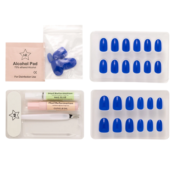 Nail Reformation Cerulean Press On Nails #5