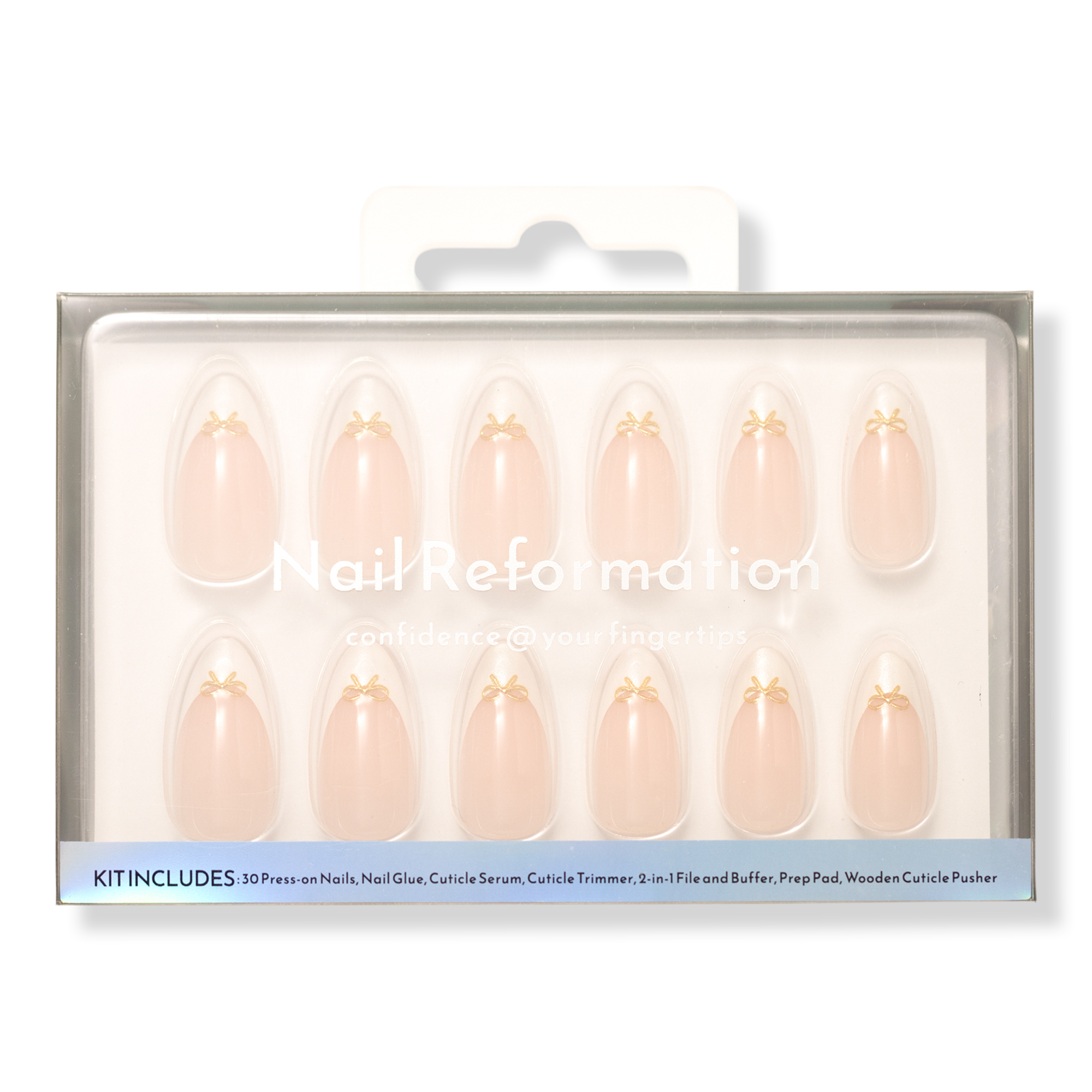 Nail Reformation Bow-So-Chic Press On Nails #1