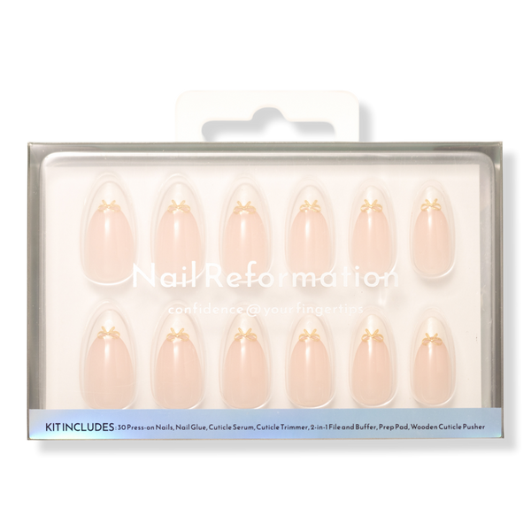 Nail Reformation Bow-So-Chic Press On Nails #1