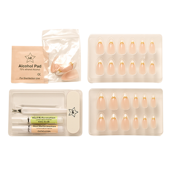 Nail Reformation Bow-So-Chic Press On Nails #5