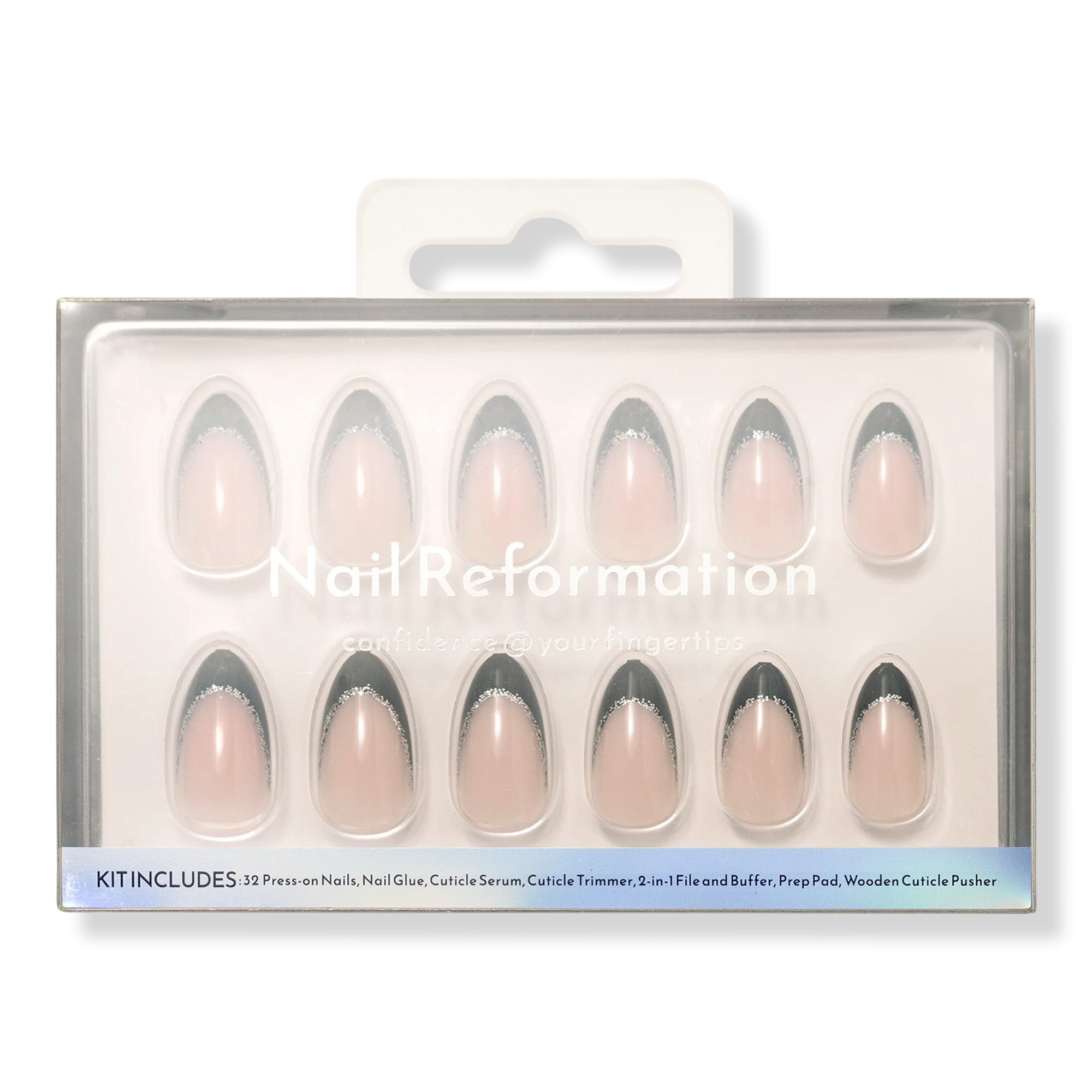 Nail Reformation Silver Lining Press On Nails #1